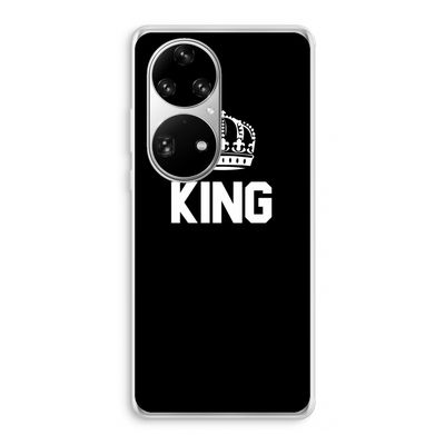 King zwart: Huawei P50 Pro Transparant Hoesje