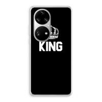 King zwart: Huawei P50 Pro Transparant Hoesje