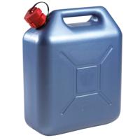 EDA Kunststof jerrycan blauw voor brandstof - L36 x B17 x H44 cm - 20 liter - benzine / diesel