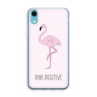 Pink positive: iPhone XR Transparant Hoesje