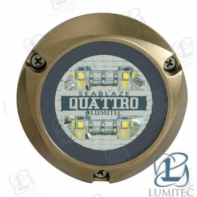 LUM101511 - BLAUW/WIT BRONZEN ONDERWATERLAMP
