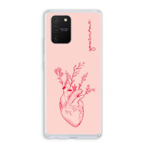 Blooming Heart: Samsung Galaxy S10 Lite Transparant Hoesje