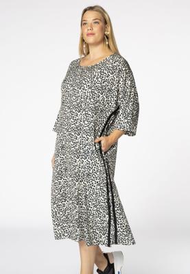 Yoek Wijde jurk BABY | Zwart | Maat 42/44