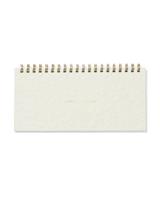 HEMA Weekplanner spiraal reliëf (beige)