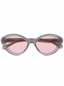 Chloé Eyewear lunettes de soleil Osco à monture papillon - Gris