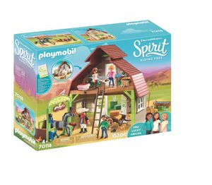 PLAYMOBIL Spirit Riding Free - Schuur met Lucky, Pru en Abigail 70118