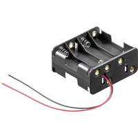 Goobay 81218 Batterijhouder Aantal cellen: 8 AA (penlite) Kabel (l x b x h) 63 x 58 x 29.5 mm