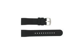 Horlogeband Timex P2P272 Rubber Zwart 22mm