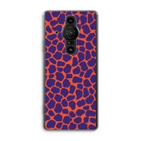 Purple Giraffe: Sony Xperia Pro-I Transparant Hoesje
