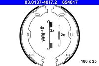 Remschoenset, parkeerrem 03013740172