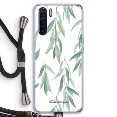 Branch up your life: Oppo A91 Transparant Hoesje met koord