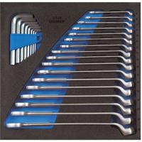 Gedore 2308819 1500 CT2-1 B Ring-steeksleutelset 25-delig Sleutelbreedte (metrisch) 07 - 19 mm