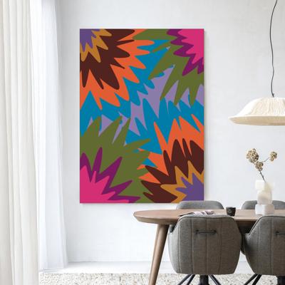 Urban Cotton Wandkleed 'Fireworks' 145 x 190cm in Frame - black