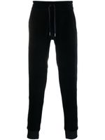 TOM FORD pantalon de jogging en velours à lien de resserrage - Bleu