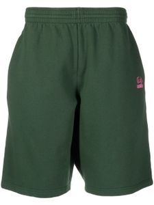 Martine Rose short de sport en coton à logo imprimé - Vert