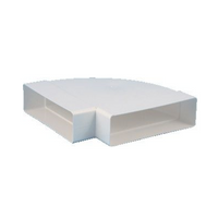 Horizontale bocht 90° - 220x90mm