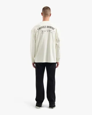Croyez Artist Club Longsleeve T-Shirt Heren Gebroken Wit - Maat M - Kleur: Gebroken Wit | Soccerfanshop