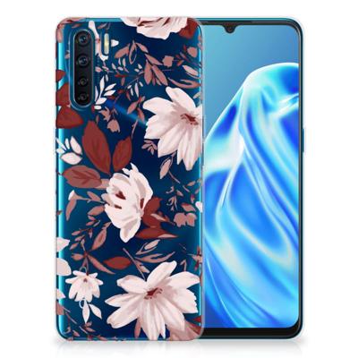 Smartphone hoesje OPPO A91 Watercolor Flowers