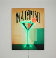 Muurschilderij (LED Neon) - Martini Muurschilderij (LED Neon) - Martini