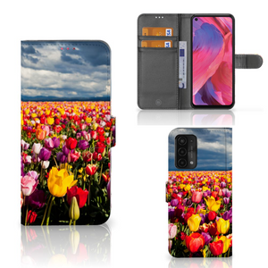 OPPO A54 5G | A74 5G | A93 5G Hoesje Tulpen