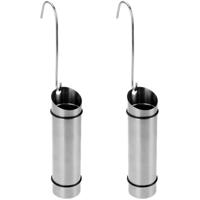 6x Zilveren verwarming waterverdampers 21 cm 6x Zilveren verwarming waterverdampers 21 cm