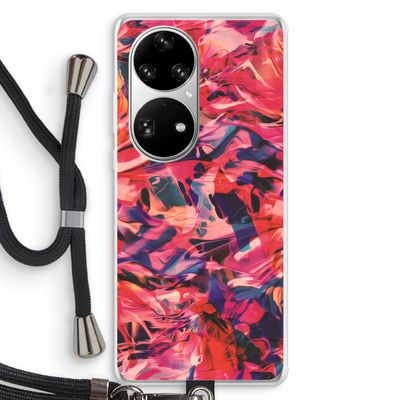 California: Huawei P50 Pro Transparant Hoesje met koord