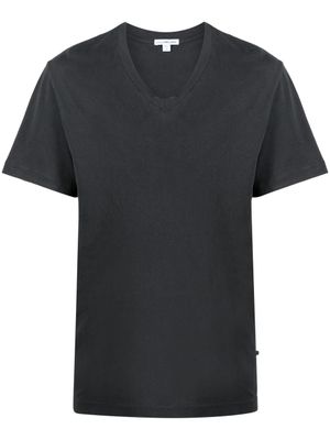 James Perse t-shirt à col v - Gris