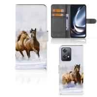 OnePlus Nord CE 2 Lite | Telefoonhoesje | Met pasjeshouder | Paarden