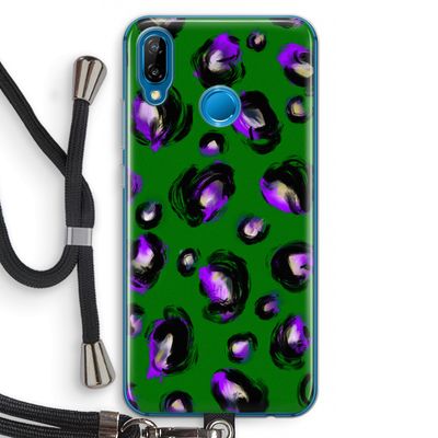 Green Cheetah: Huawei P20 Lite Transparant Hoesje met koord