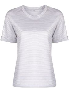 Peserico t-shirt à rayures - Gris