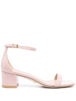 Stuart Weitzman sandales Simplecurve 50 à bout ouvert - Rose