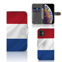 Apple iPhone 11 Bookstyle Case Nederlandse Vlag