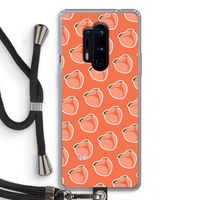 Just peachy: OnePlus 8 Pro Transparant Hoesje met koord