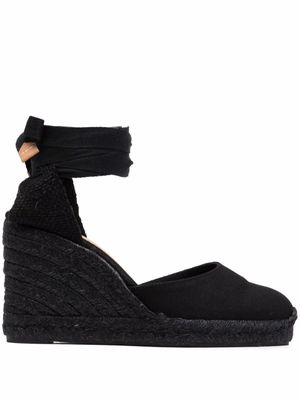 Castañer espadrilles compensées Carina - Noir