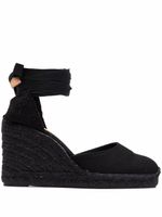 Castañer espadrilles compensées Carina - Noir