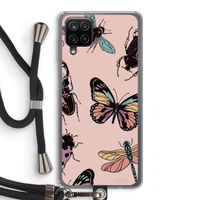 Tiny Bugs: Samsung Galaxy A12 Transparant Hoesje met koord
