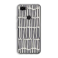 Moroccan stripes: Google Pixel 3a Transparant Hoesje