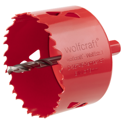 Wolfcraft Bi-metalen gatenzaag | BiM | Ø76mm | 1 stuk - 5494000