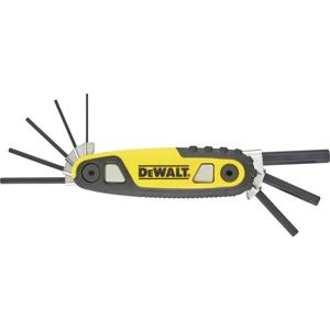 DEWALT Inbus Haakse schroevendraaierset 1.5 mm, 2 mm, 2.5 mm, 3 mm, 4 mm, 5 mm, 6 mm, 8 mm