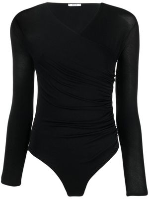 Wolford body The Cathered Cache-Coeur - Noir