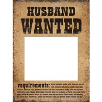 Bruiloft foto prop set Most Wanted   -
