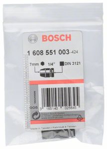 Bosch Accessories Bosch Power Tools 1608551003 Dop (zeskant) Dopsleutelinzetstuk 7 mm 1/4 (6.3 mm)