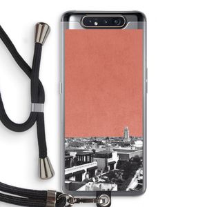 Marrakech Skyline : Samsung Galaxy A80 Transparant Hoesje met koord