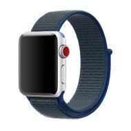 Sport Loop nylon bandje - Donkerblauw - Geschikt voor Apple Watch 38mm / 40mm / 41mm / 42mm