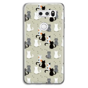 Katten: LG V30 Transparant Hoesje