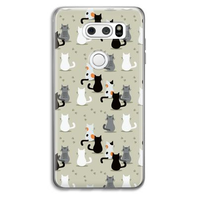 Katten: LG V30 Transparant Hoesje