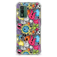 Nokia XR21 Anti Shock Bumper Case Punk Rock - thumbnail