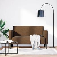 Loveseat bank 110 cm kunstleer bruin