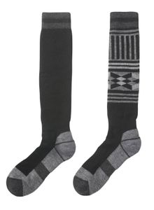 HEMA 2-pak Heren Skisokken Zwart (zwart) HEMA 2-pak Heren Skisokken Zwart (zwart)