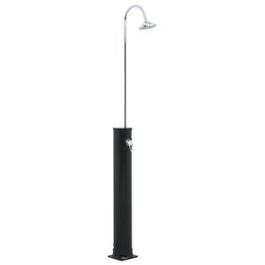 VidaXL Solardouche 20 l 214 cm zwart